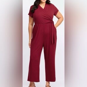 Gilli Burgundy Jumpsuit